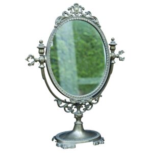 Vintage French Oval Cheval Mirror