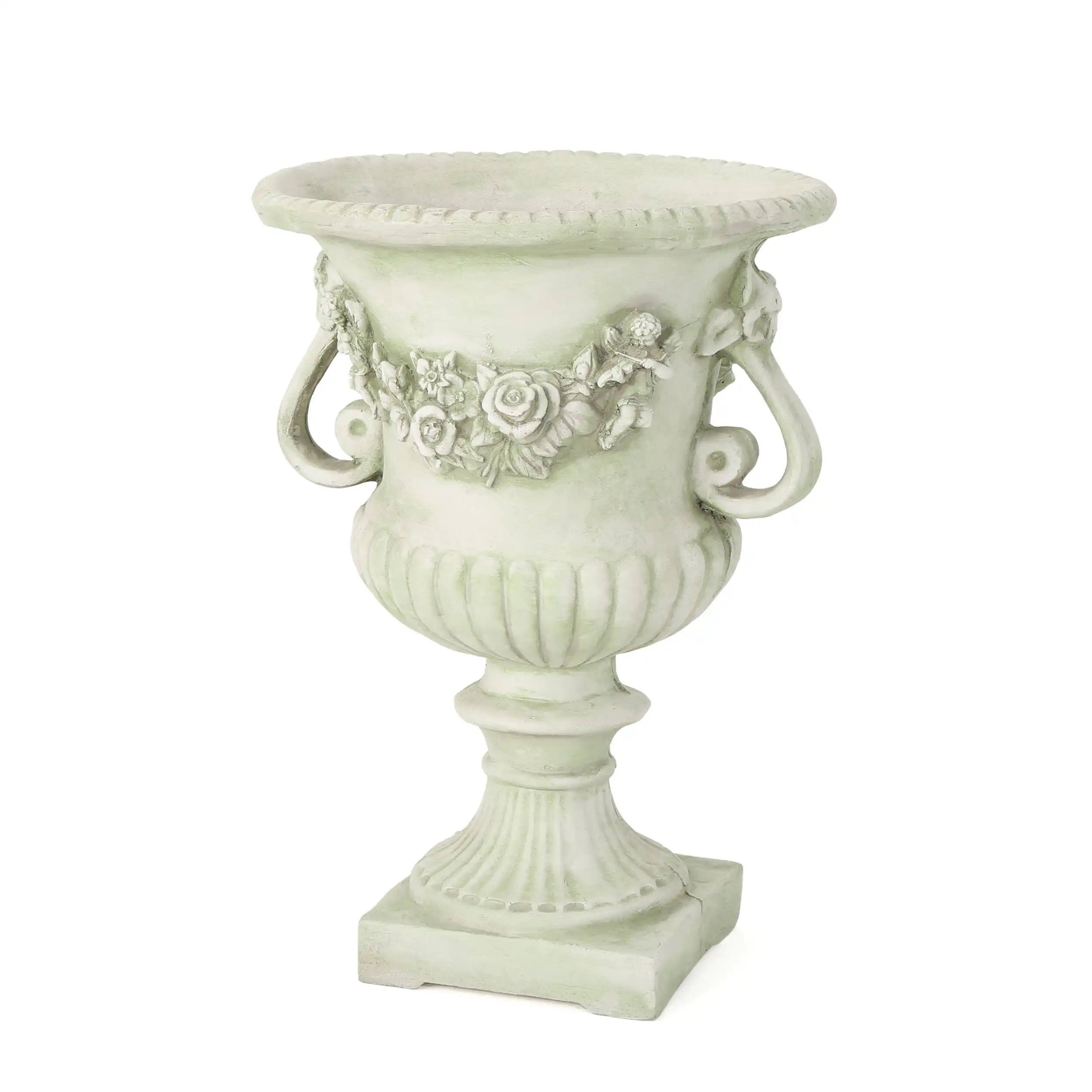 Ophelia & Co. Geffrey Lightweight Concrete Urn Planter & Reviews | Wayfair