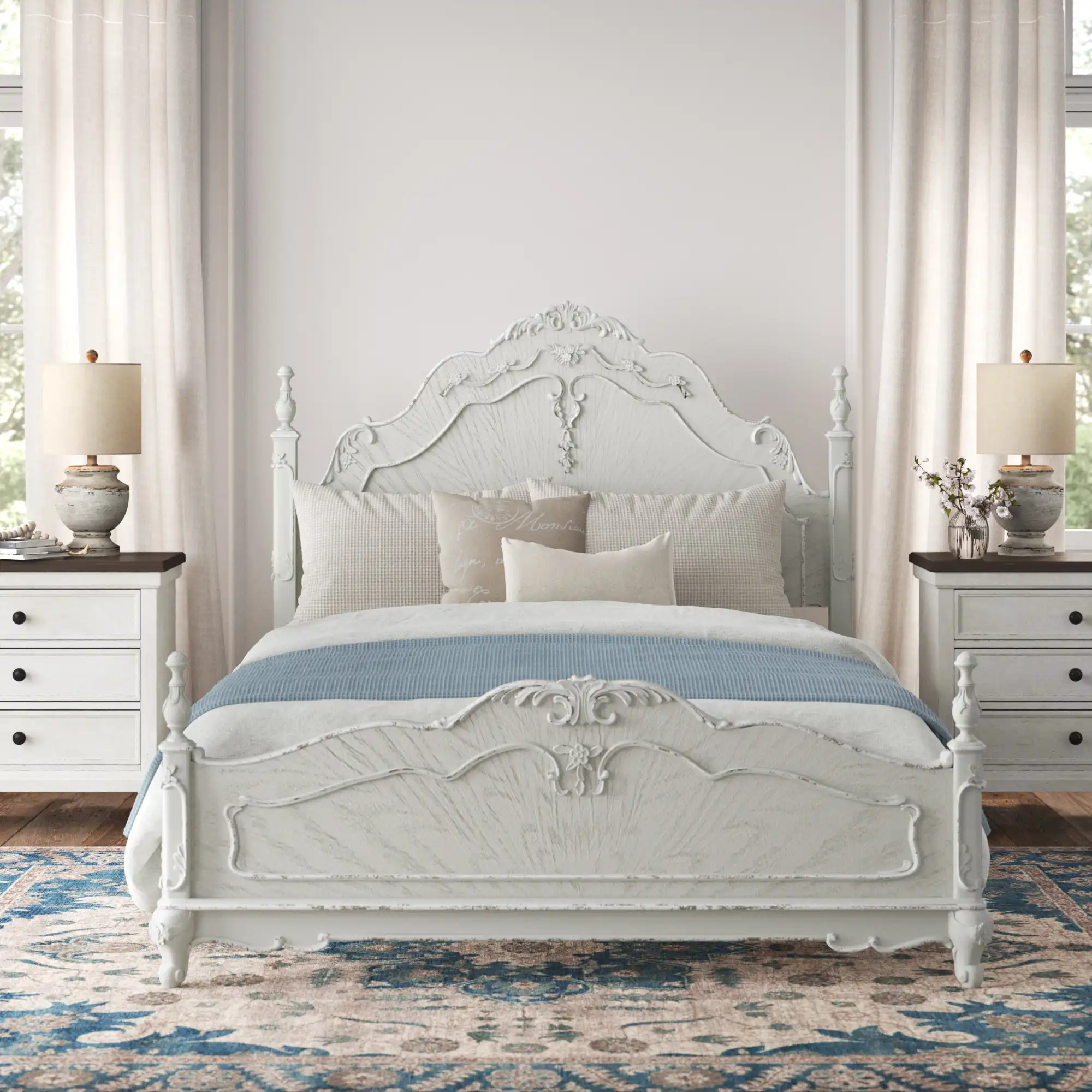 Kelly Clarkson Home Reese Solid Wood Low Profile Standard Bed & Reviews | Wayfair