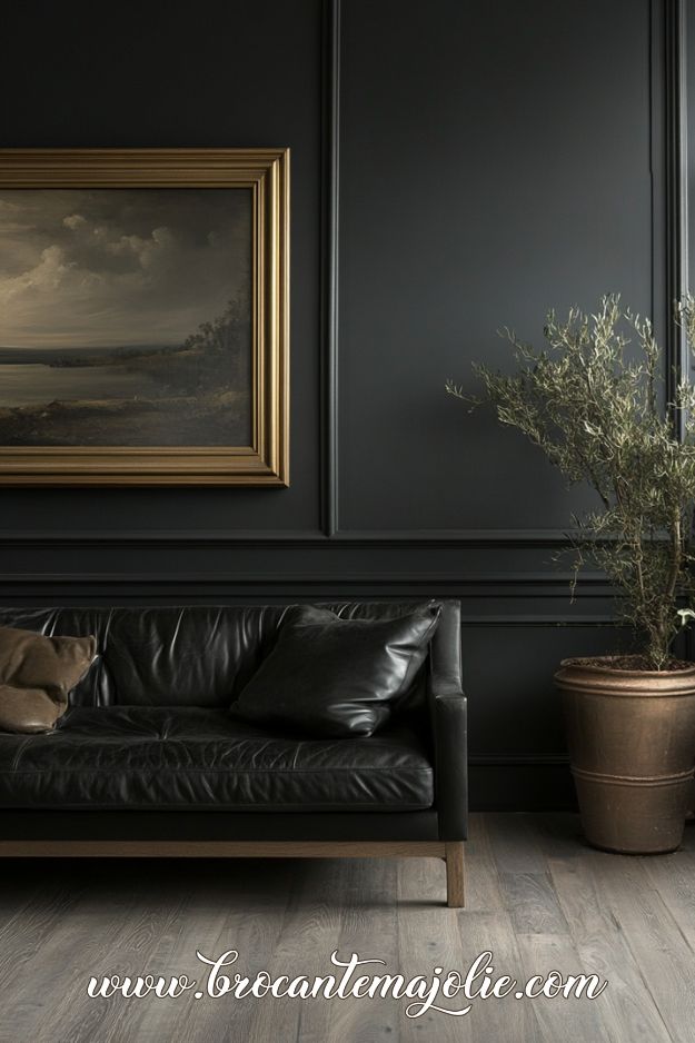 dark moody accents home decor