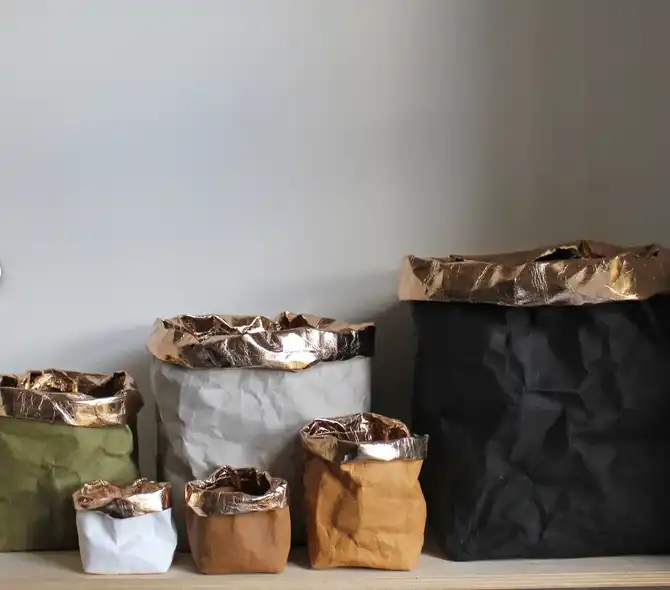 Washable paper bags