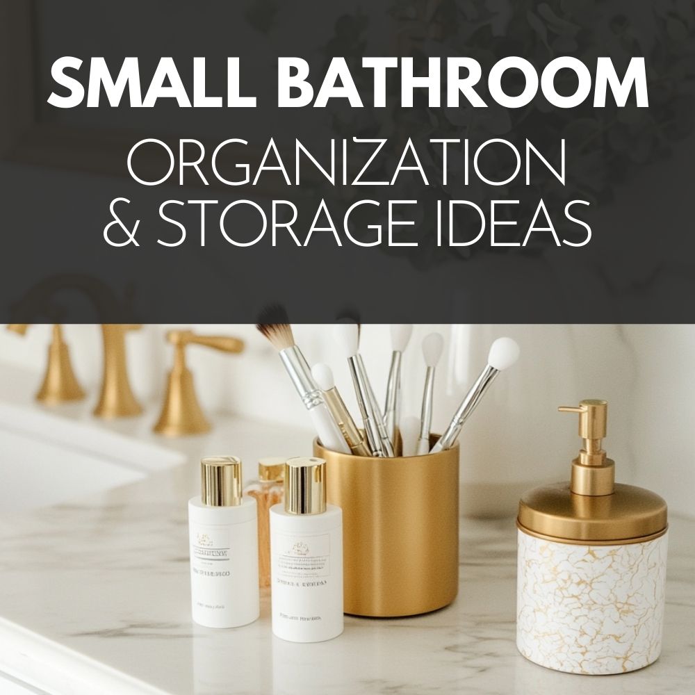 small bathroom organization storage ideas