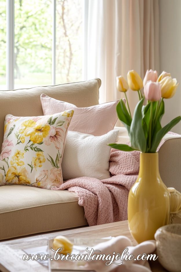 spring living room decor colors