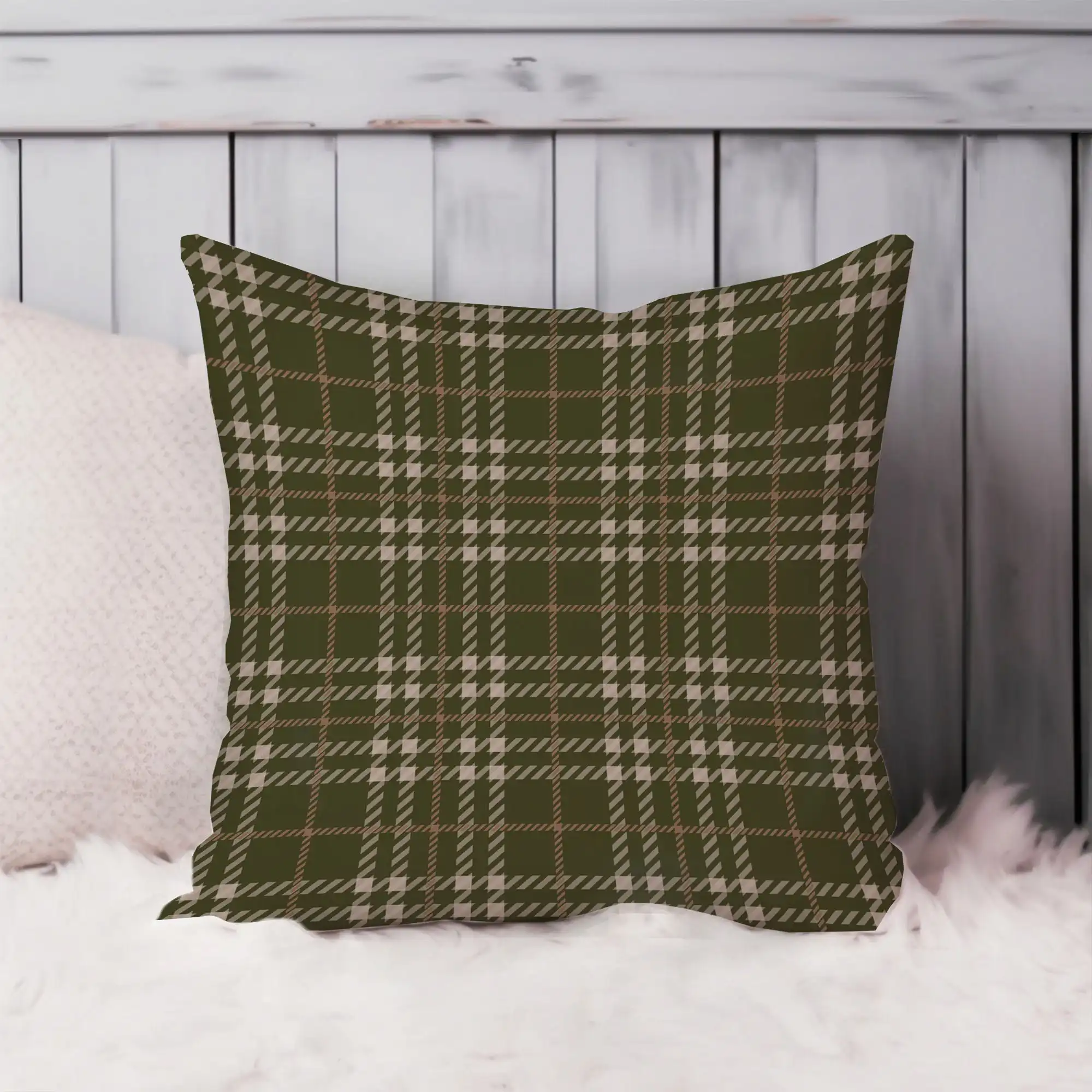 Ethan Taylor Dark Green Plaid VI Retro | Wayfair