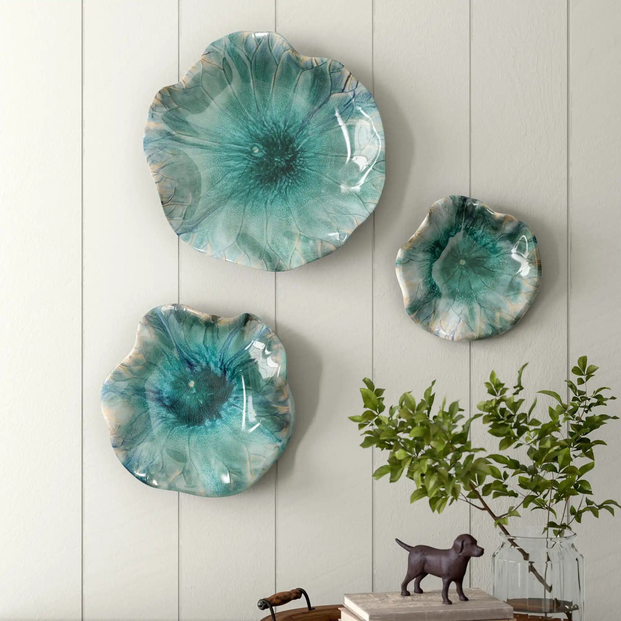 Wade Logan® 3 Piece Flowers Wall Décor Set & Reviews | Wayfair