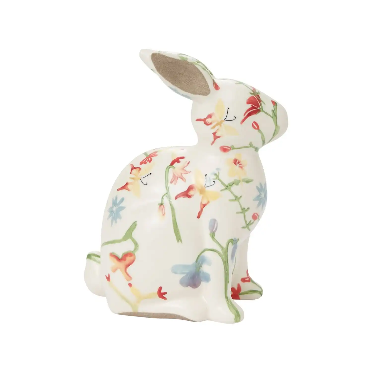 Birch Lane Reno Flower Fields Bunny Figurine | Wayfair