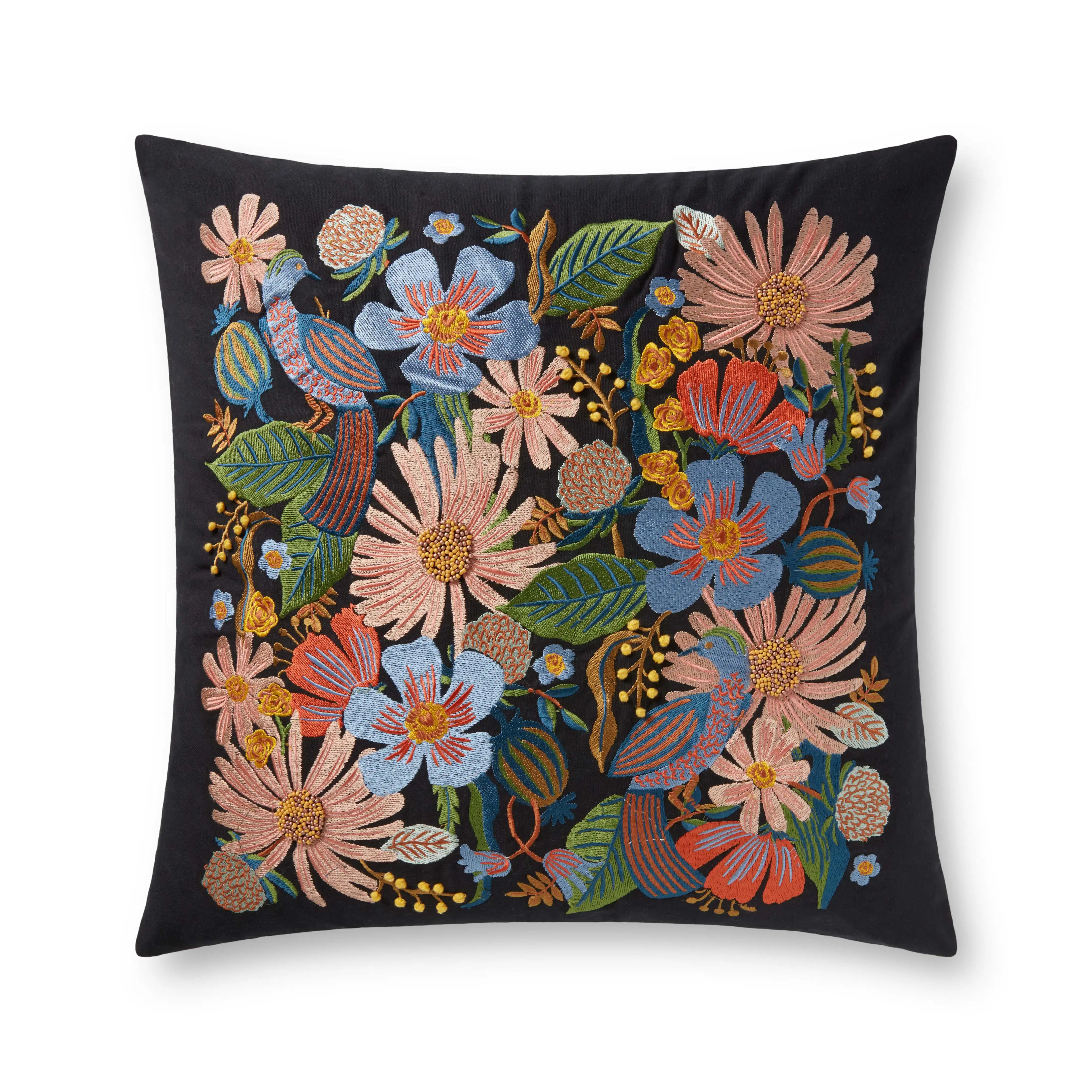 Rifle Paper Co. x Loloi Dovecote 22" x 22" Pillow & Reviews | Wayfair