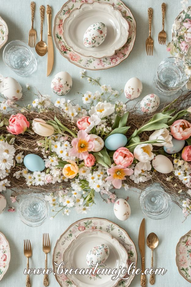 easter table settings