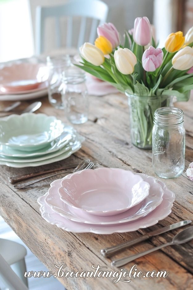 easter table settings