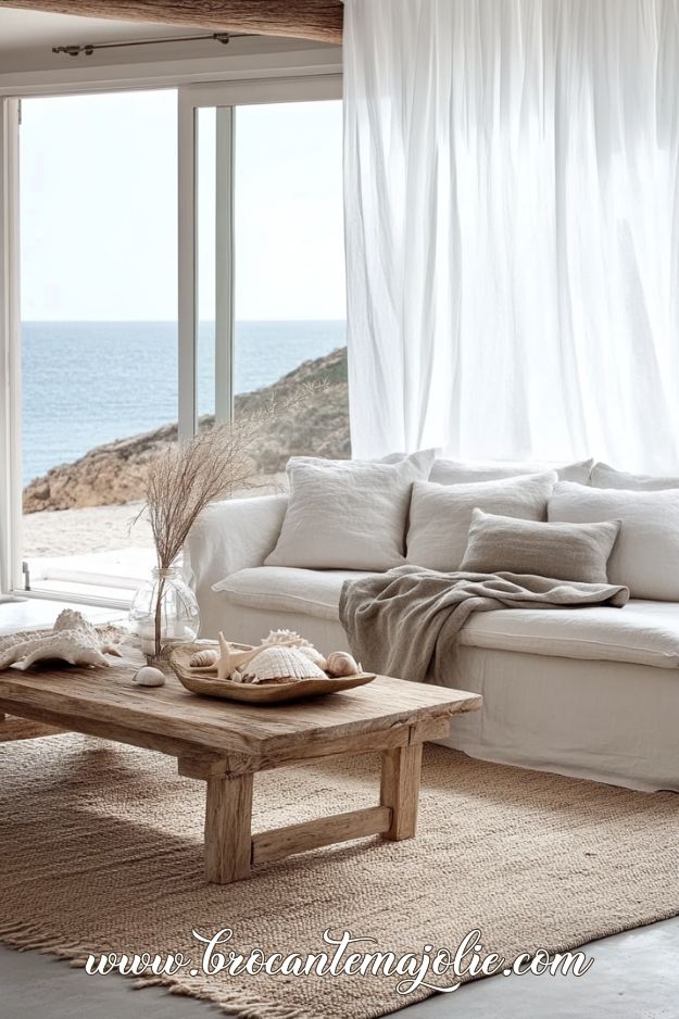 coastal living room neutral color scheme