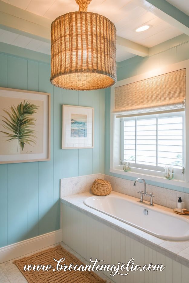 coastal bathroom pendant light