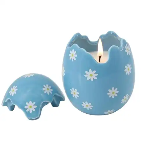 Easter Decor - Easter Eggs Scented Candle, Easter Gifts for Women, Lavender Candles(8.5oz)