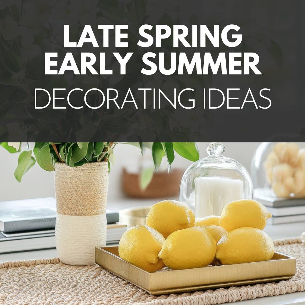 may decorating ideas vignette