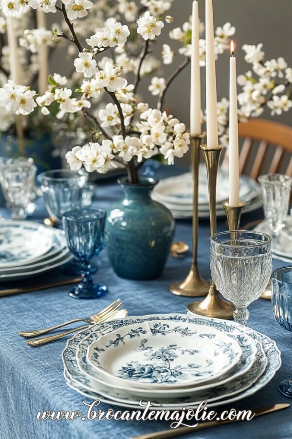 Spring Dining Room Table Decor Made Easy - Brocante Ma Jolie