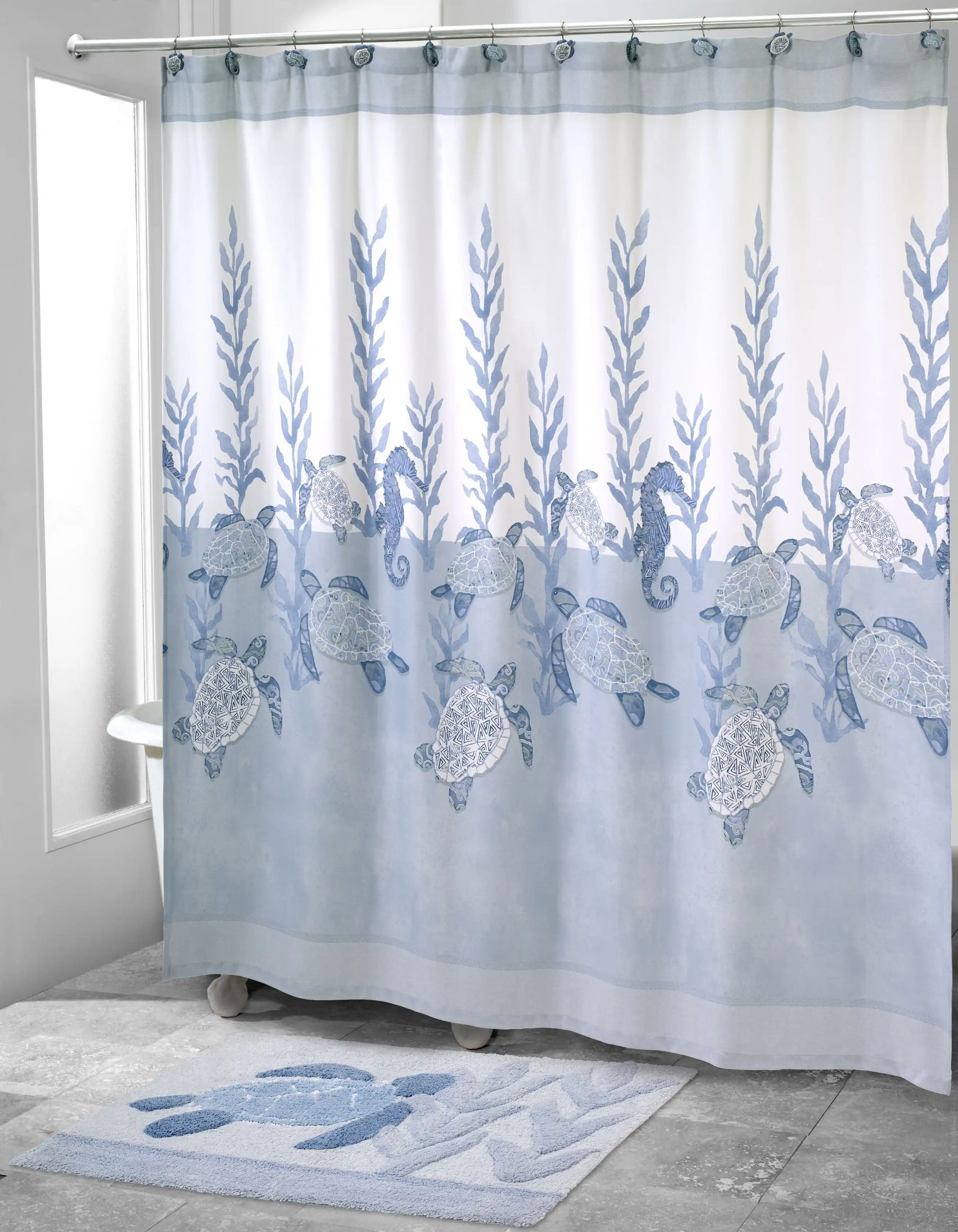 Avanti Linens Caicos Shower Curtain | Wayfair