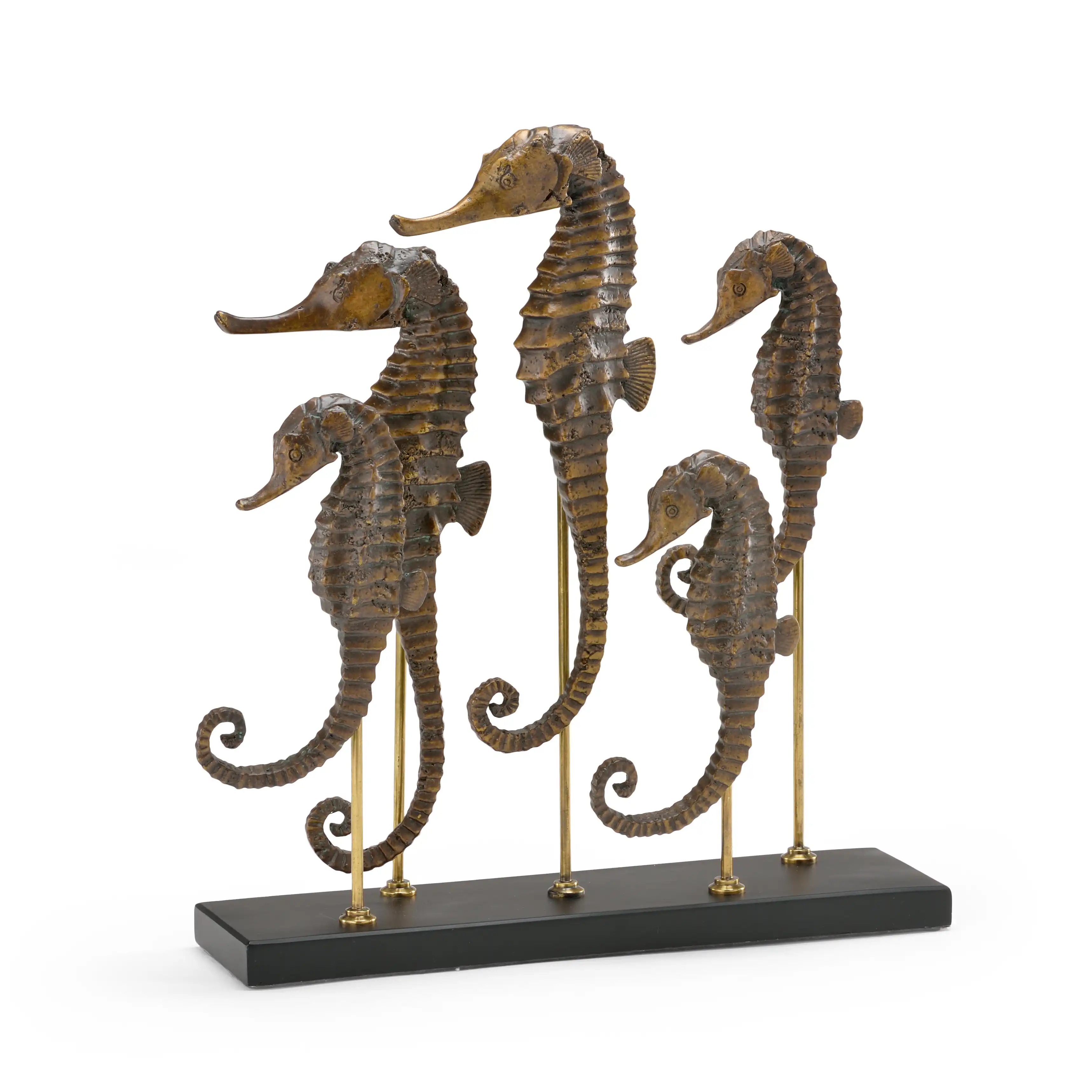 Wildwood Coastal Seahorse Family Figurine | Wayfair