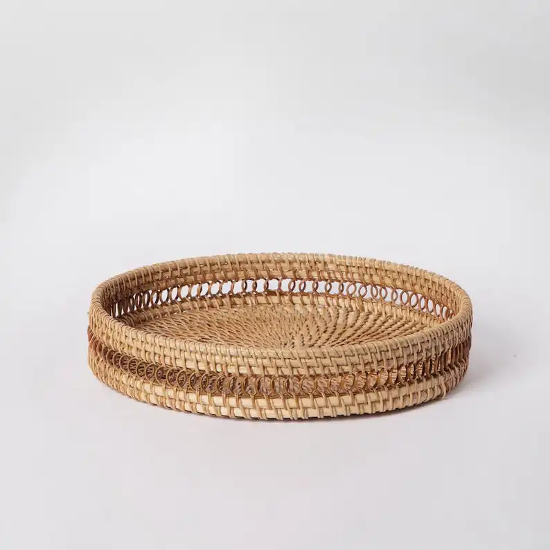 Bay Isle Home Derk Rattan Tray & Reviews | Wayfair