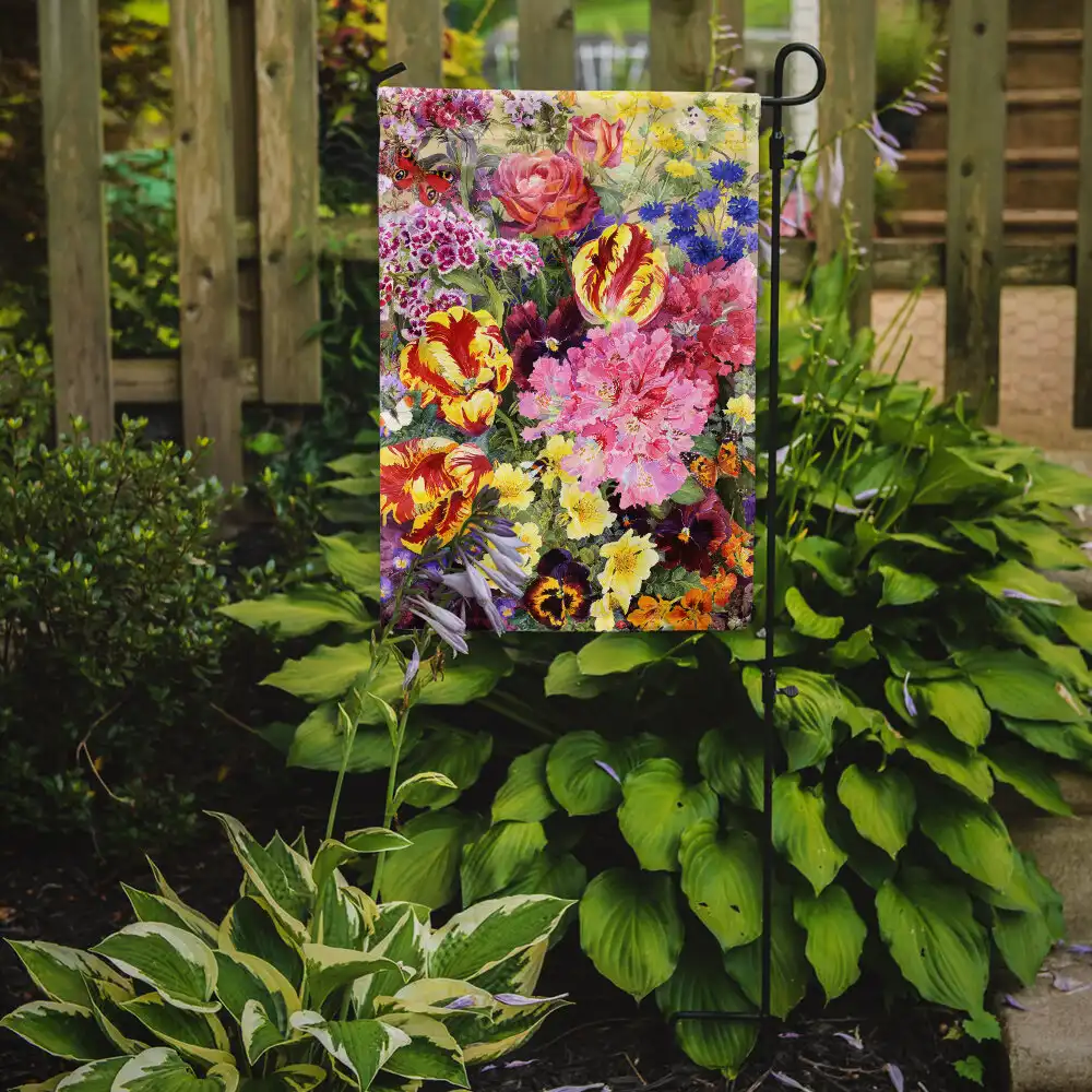 Red Barrel Studio® Summer Floral by Anne Searle 2-Sided Garden Flag & Reviews | Wayfair