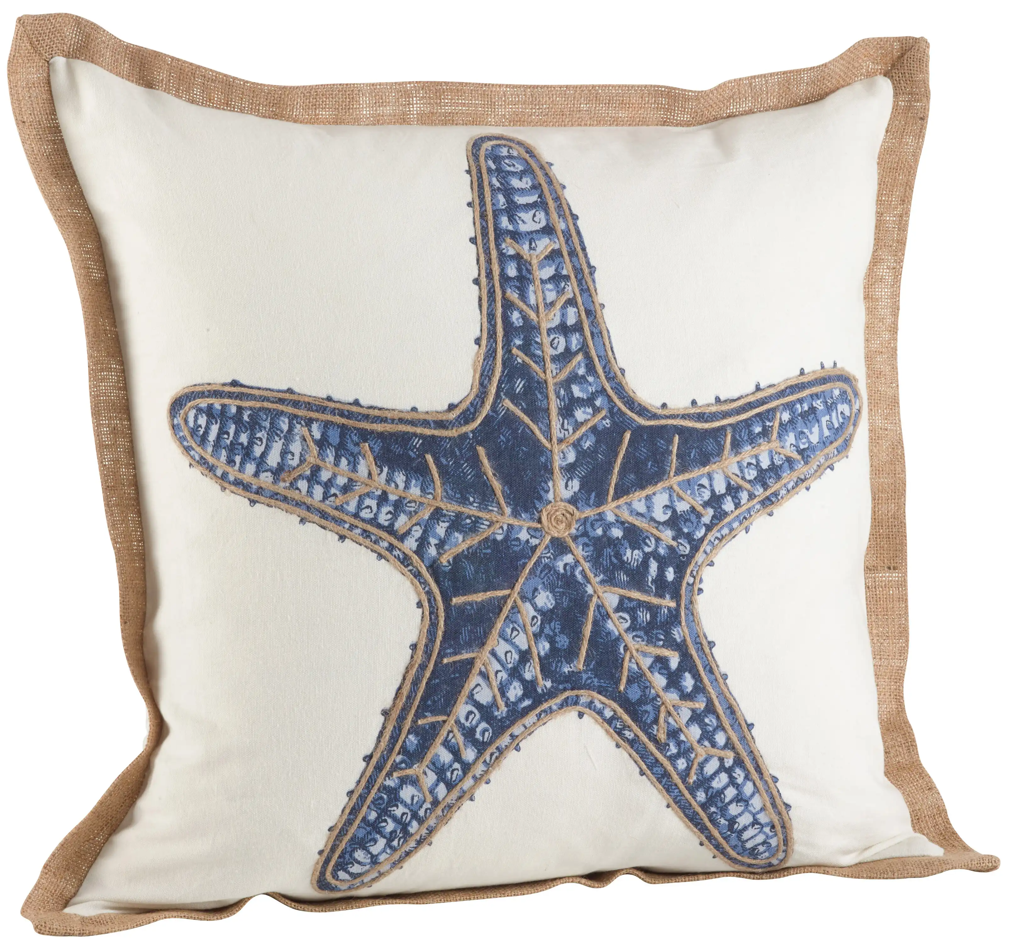 Saro Neptunian Star Fish Cotton Down Throw Pillow & Reviews | Wayfair