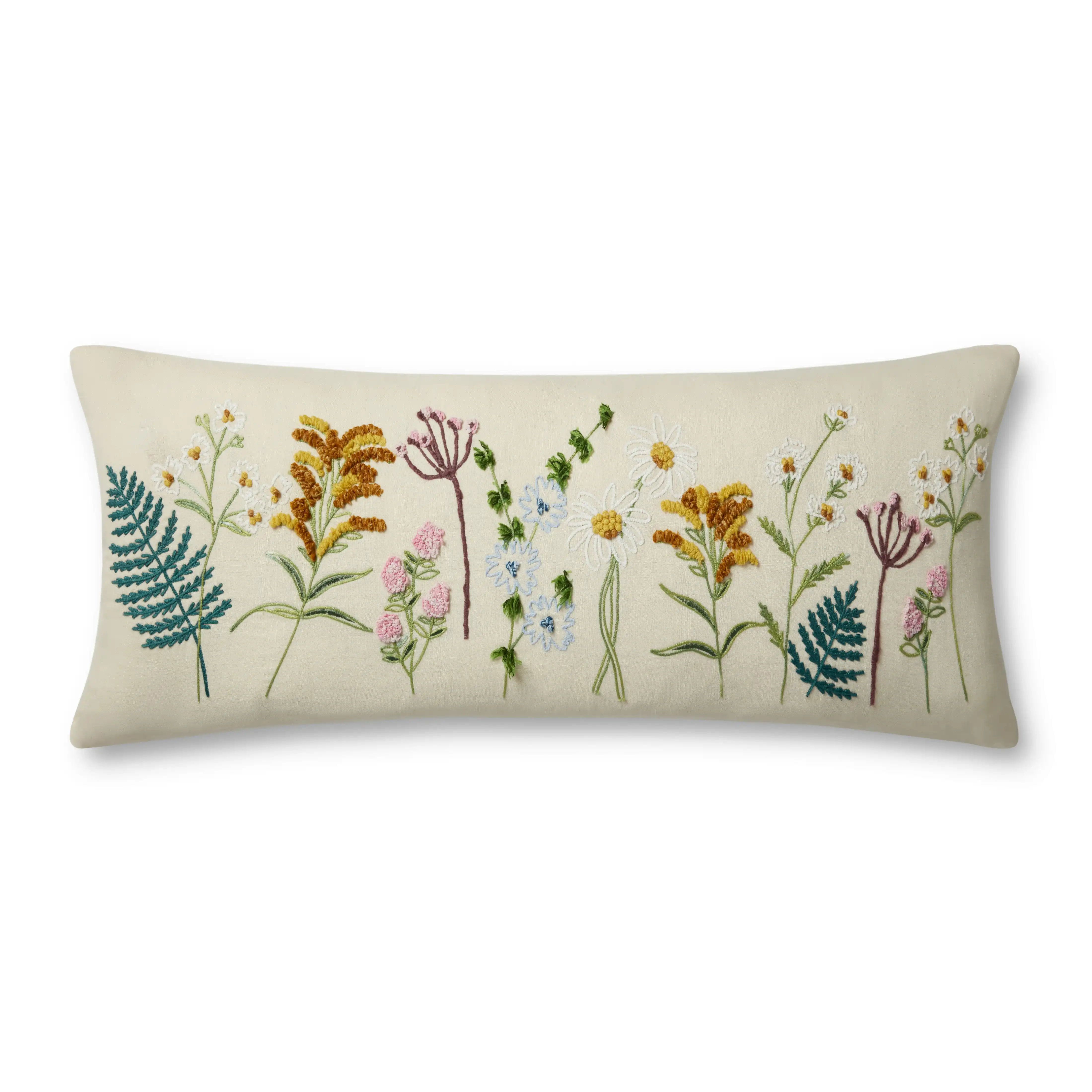 Rifle Paper Co. X Loloi Wildflowers Cream Pillow & Reviews | Wayfair