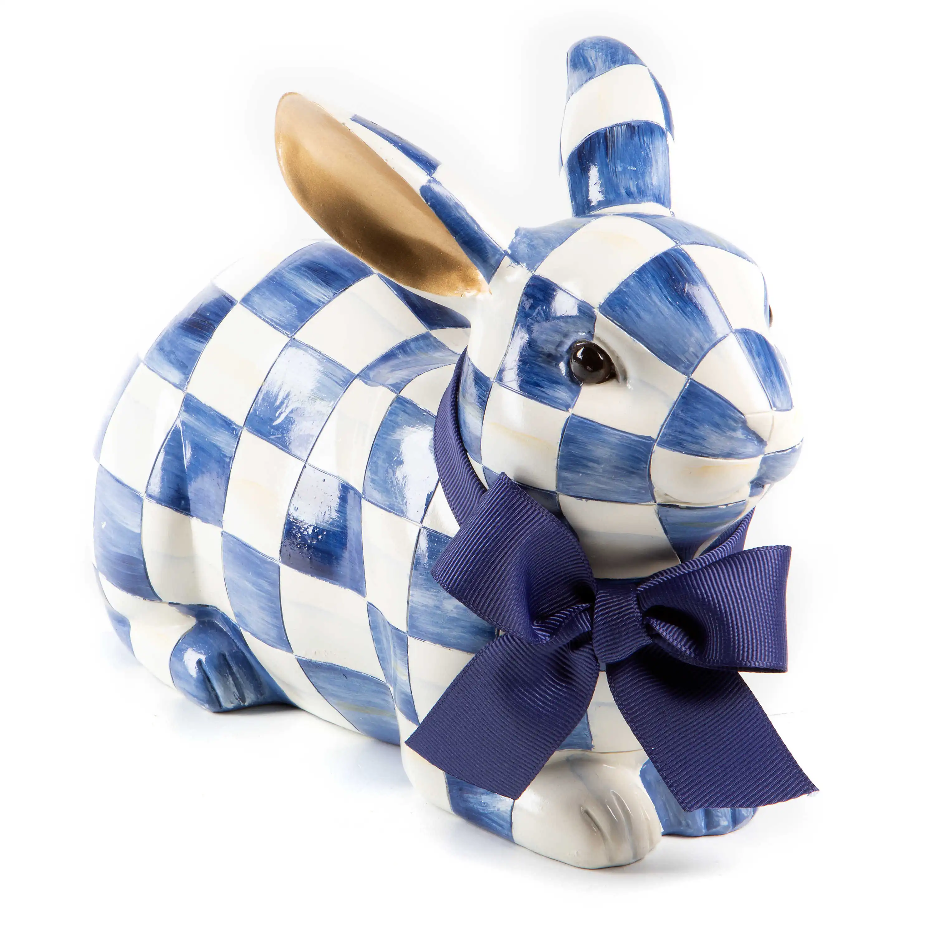 MacKenzie-Childs Royal Check® Resting Bunny & Reviews | Wayfair