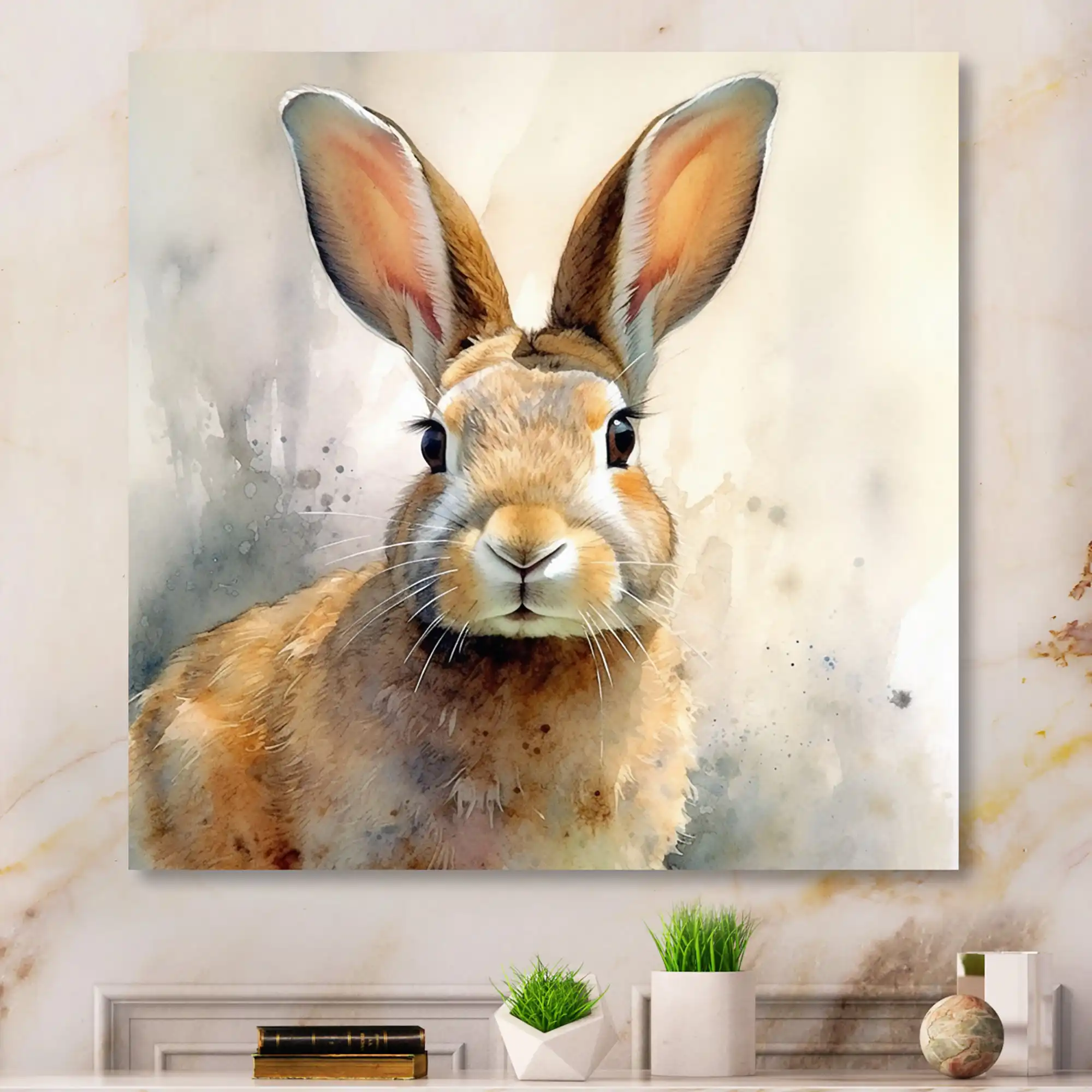 August Grove® Sweet Rabbit II - Animals Canvas Art Print & Reviews | Wayfair