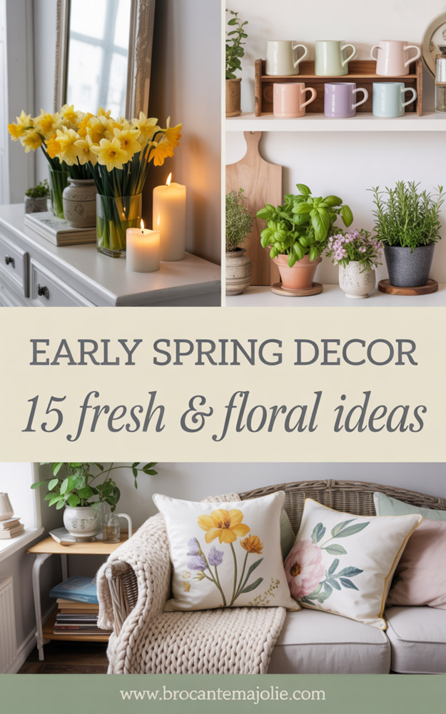 early spring decor pinterest pin