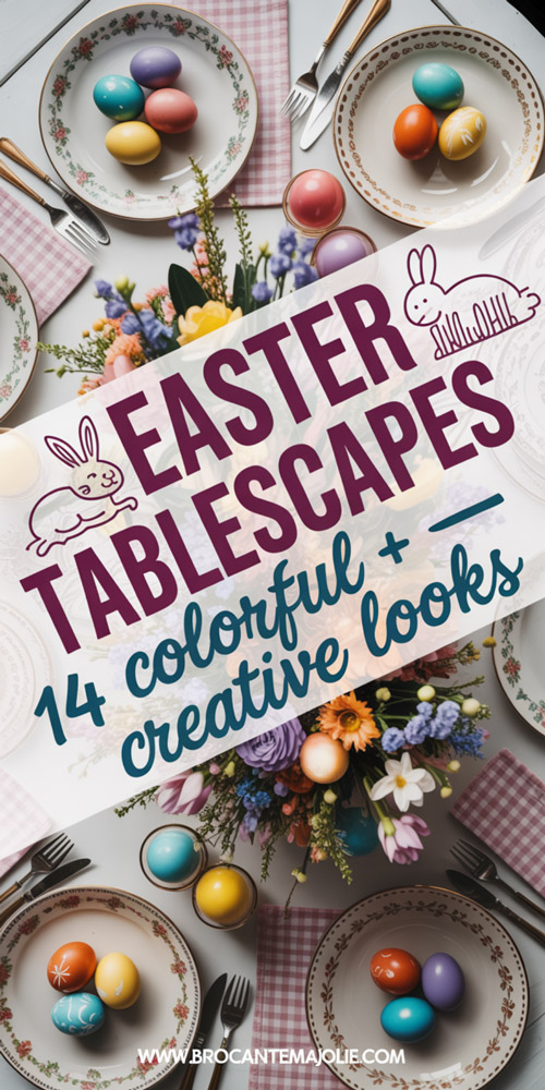 easter tablescapes pinterest pin