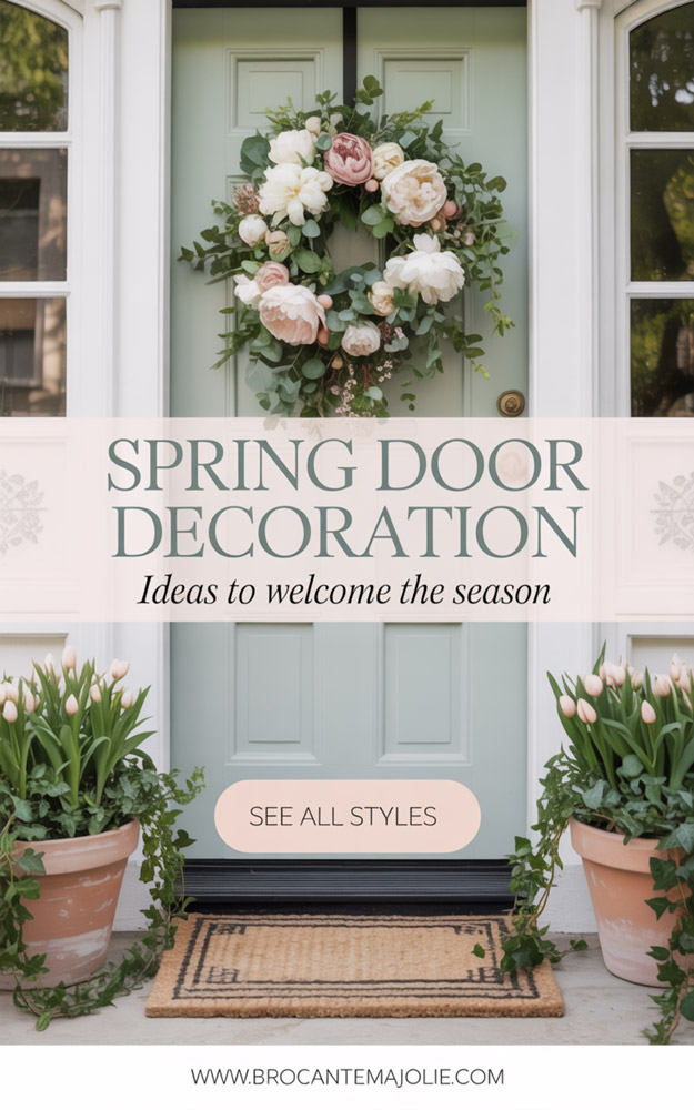 spring door decoration pinterest pin