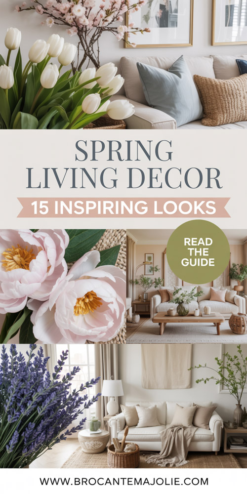 spring living room pinterest pin