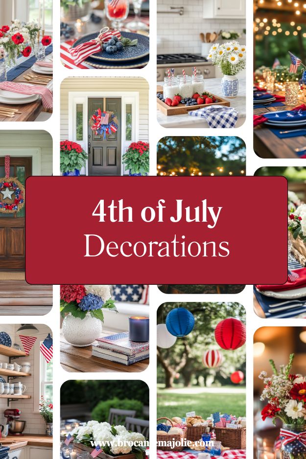 4th of july decorations pin