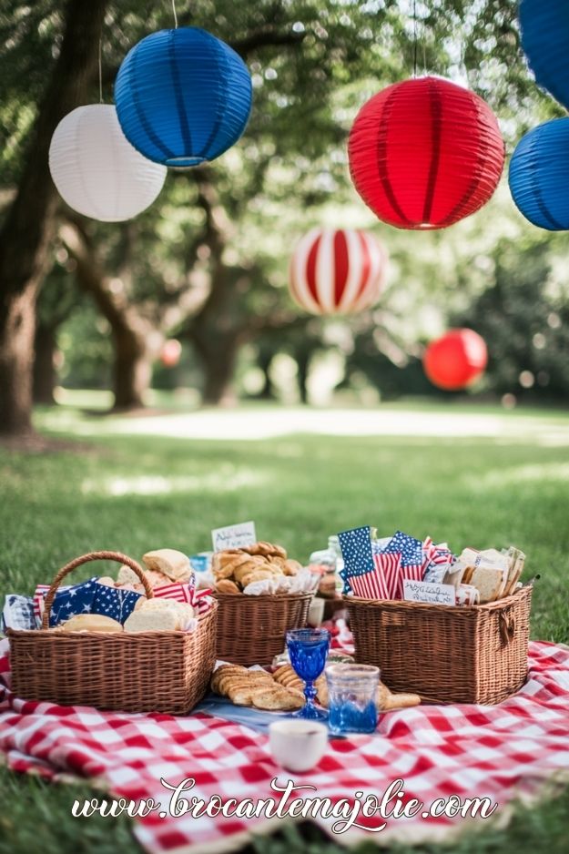 4th of july decorations yard