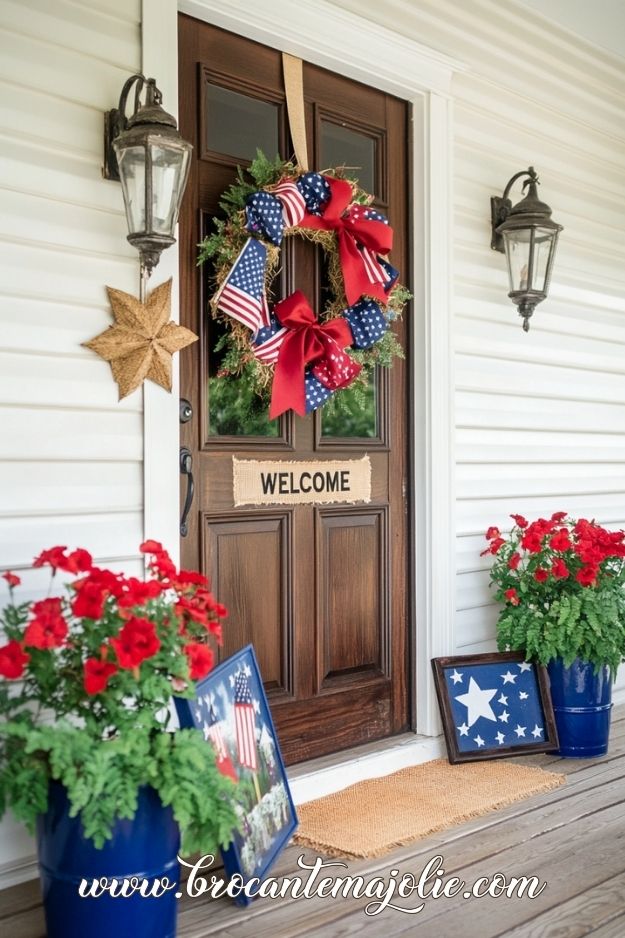 4th of july decorations porch