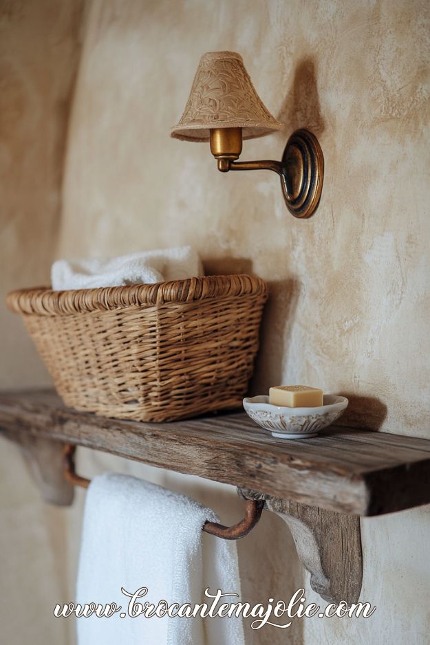 Mediterranean aesthetic bathroom