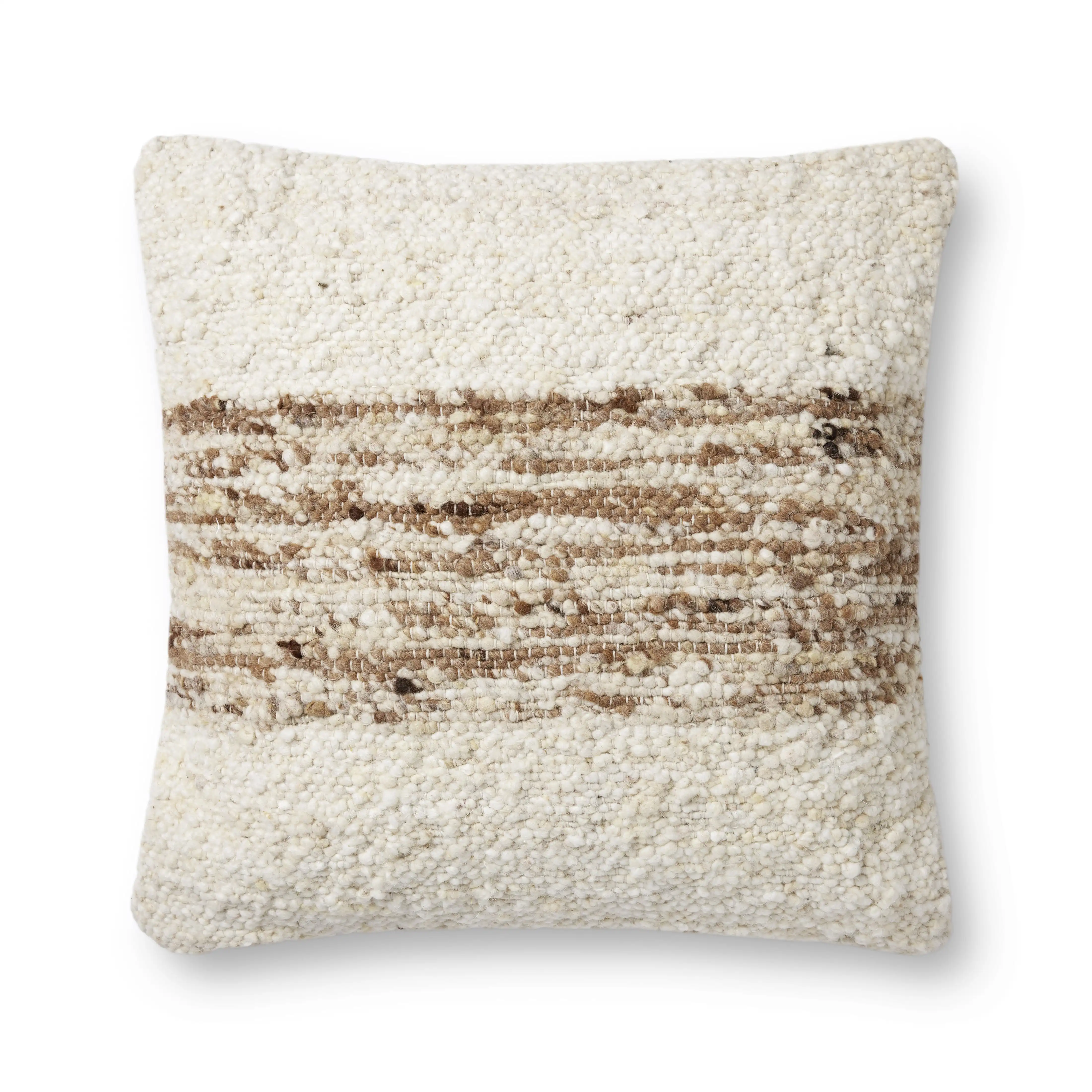 Amber Lewis x Loloi Marie Ivory / Camel Pillow & Reviews | Wayfair