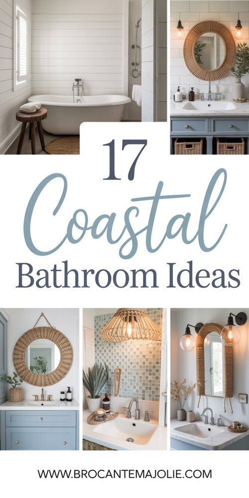 coastal bathroom ideas pinterest pin