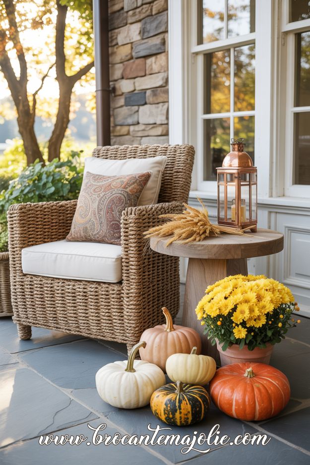 outdoor fall decor