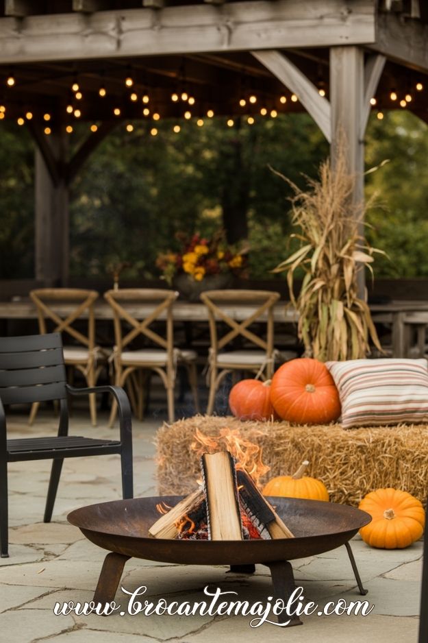 fire pit for fall evenings