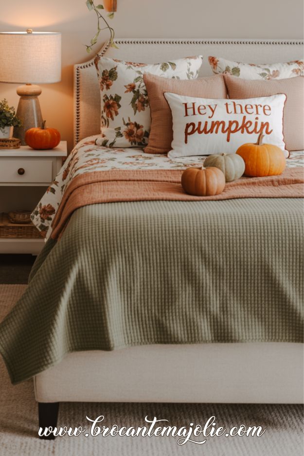 fall bedroom decor
