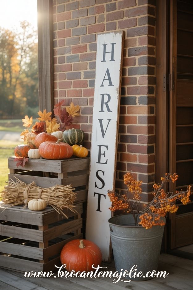 front porch fall decor