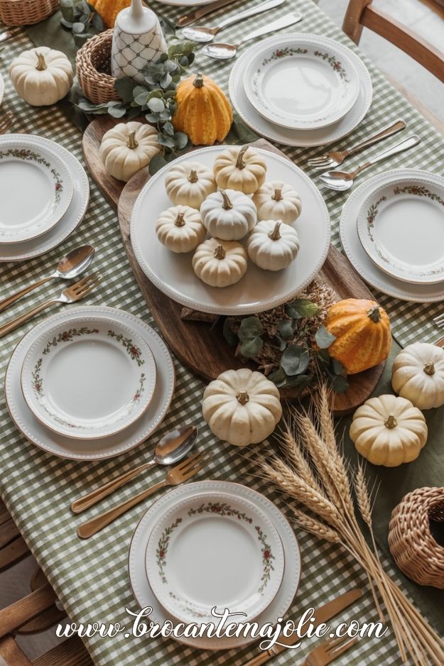 fall table tablecloth