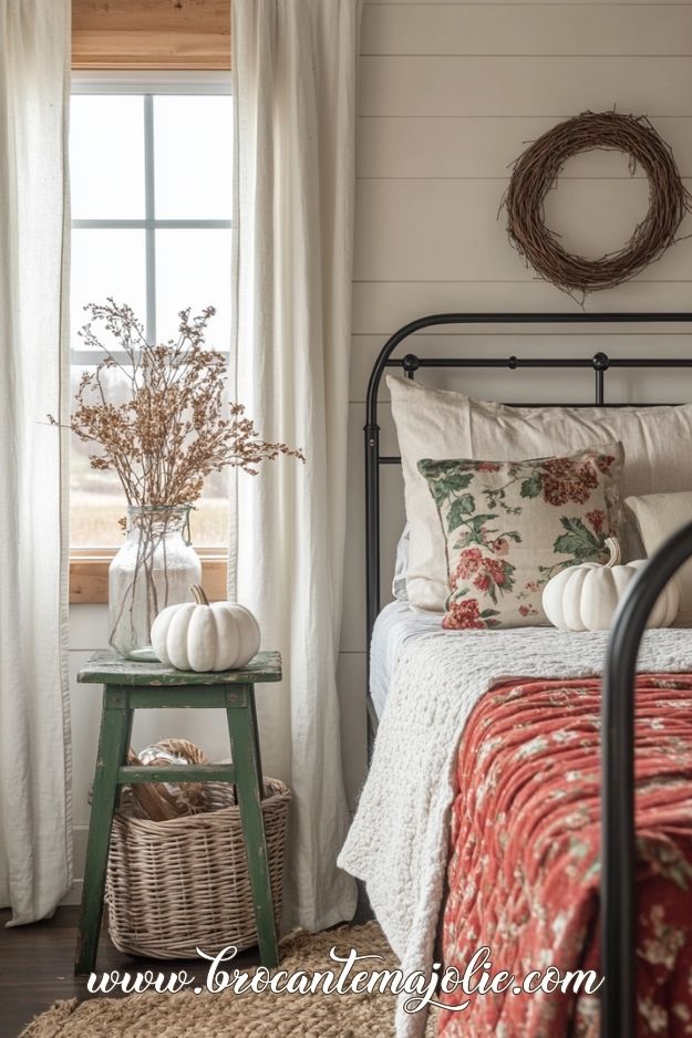 fall decor ideas for the bedroom