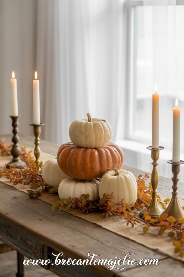 fall table centerpiece