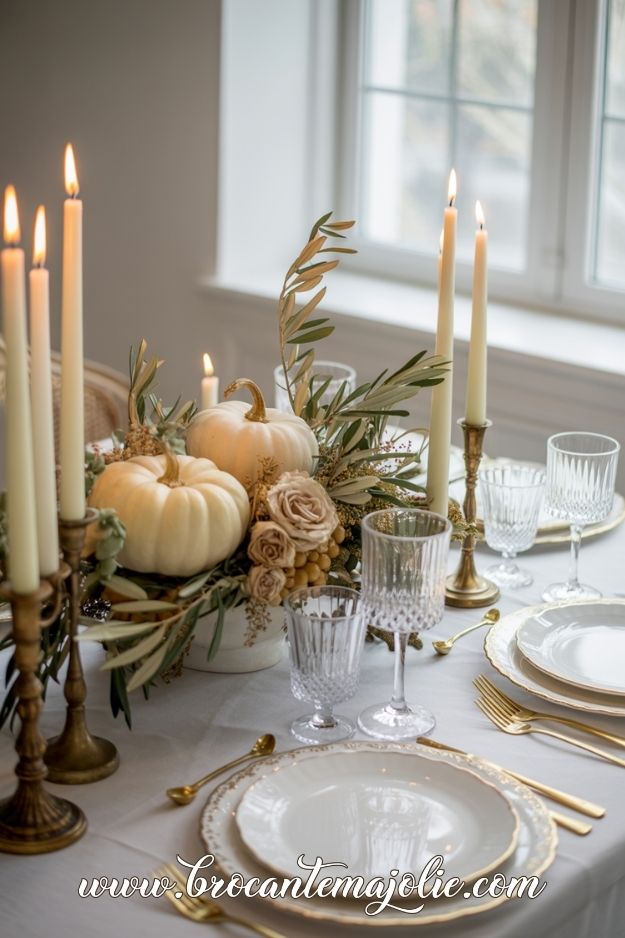 fall table decor height