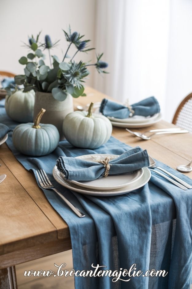 fall vignette table settings