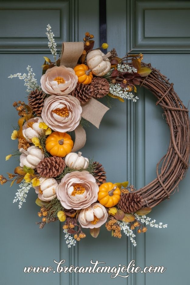 grapevine fall wreath