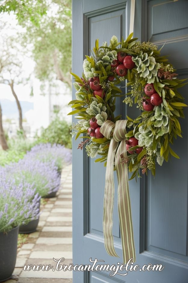 elegant fall wreath
