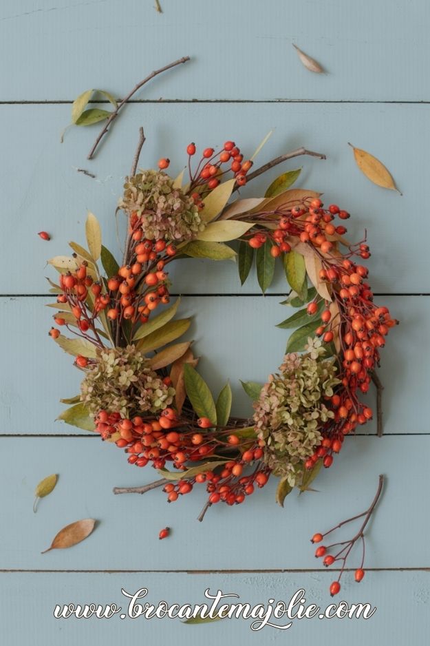 simple fall wreath