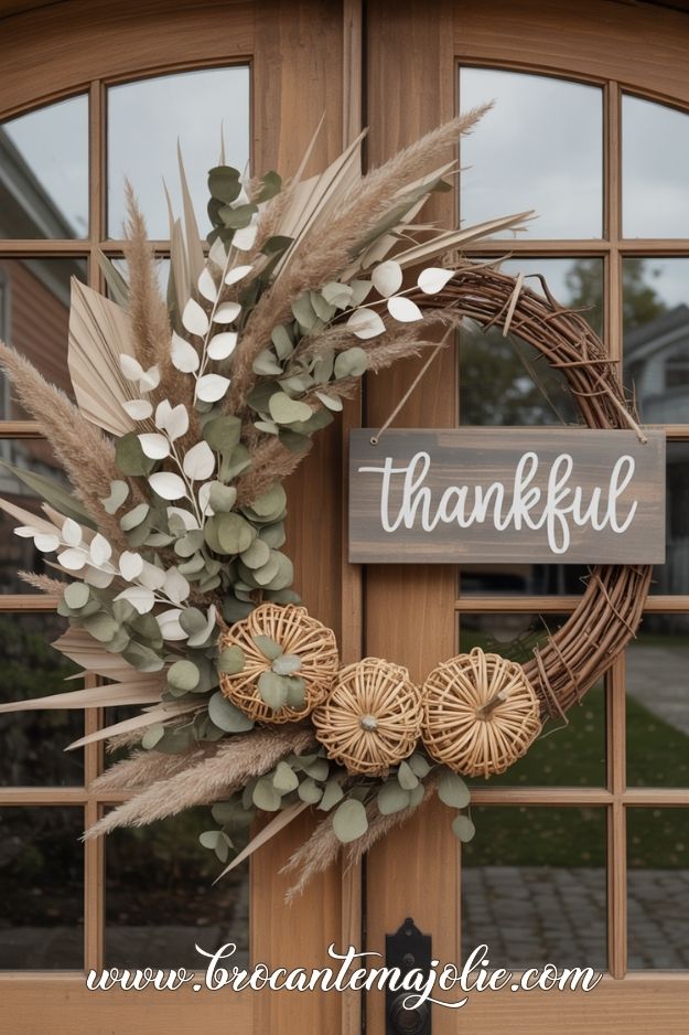 farmhouse fall wreath