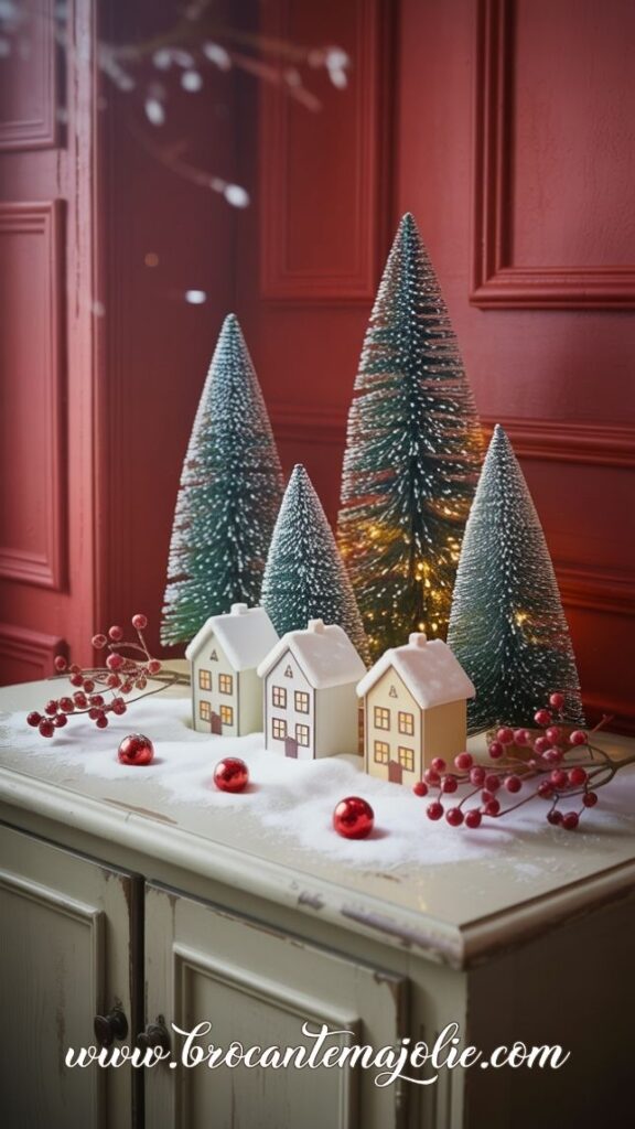 christmas decor ideas for living room shelf